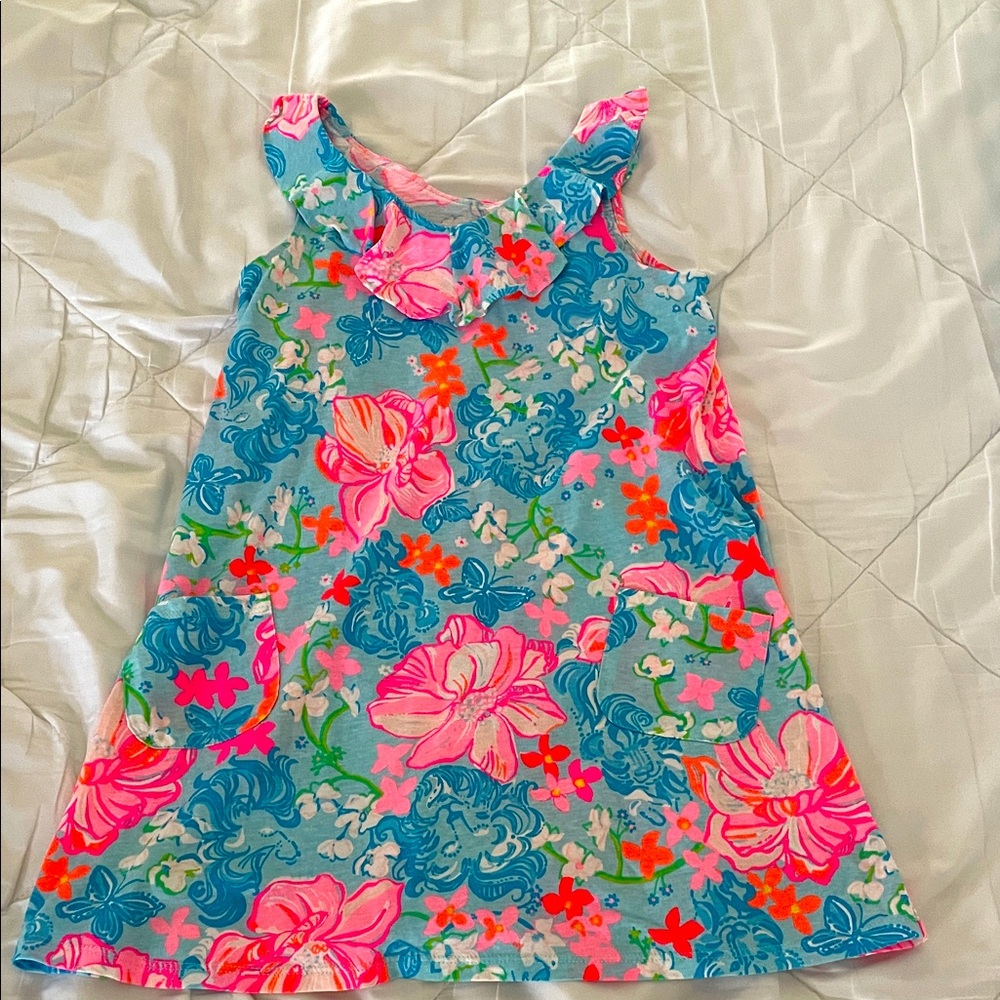 Girls Lilly Pulitzer floral dress